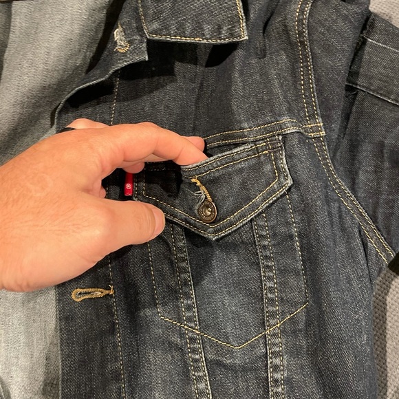 Discontinued Levi’s pro style denim trucker jacket for cycling - Picture 8 of 11